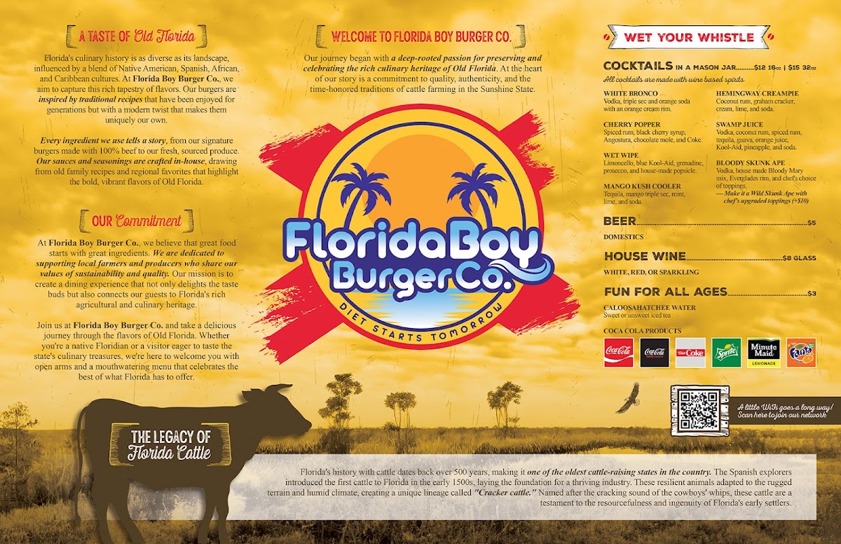 Menu - Florida Boy Burger Co. photo 2