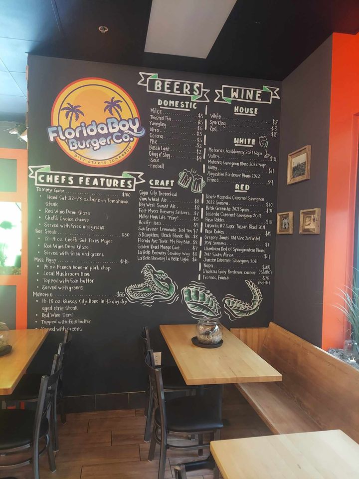 Menu - Florida Boy Burger Co. photo 4
