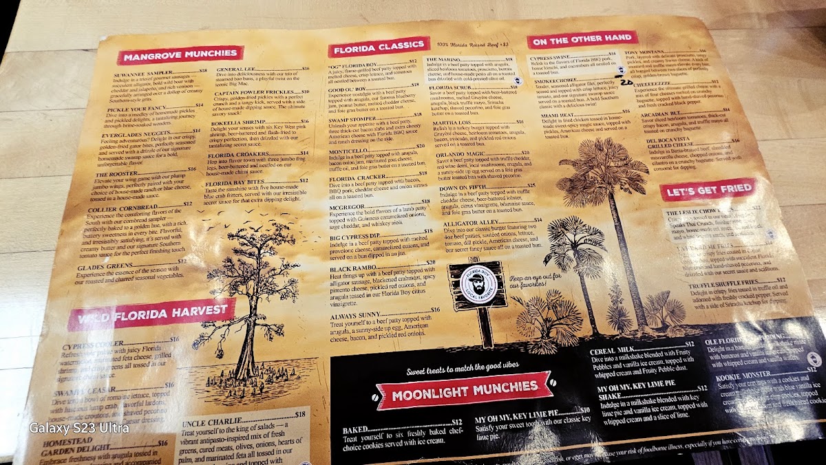 Menu - Florida Boy Burger Co. photo 6